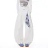 Pañuelo Cuadrado Retro Americano Scimitar Pantalones Casuales para Hombre Otoño Tendencia High Street Ambiente Casual Suelto Recto Pantalones Cargo