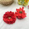 Venda Direta da Fábrica 7cm Seda com Coração Cabeça de Hortênsia Guirlanda DIY Adorno de Cabeça Flor Decoração Casamento Decoração de Casa Flor