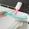 Escova de Sapato de Cerdas Macias para Uso Doméstico, Não Danifica Sapatos, Escova de Limpeza de Sapato de Plástico com Cabo Curto, Escova de Lavanderia, Escova de Limpeza Multifuncional