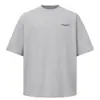Camiseta Masculina Nanxia Tendência Retrô Americana de Manga Curta, Estilo Primavera e Verão, Caimento Solto, Simples com Gola Redonda, Top Casual