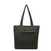 Bolsa de Ombro Casual Lisa Versátil Grande Capacidade Têxtil Simples Estilo Japonês Bolsa Tote Moda para o Dia a Dia