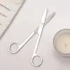 Tijeras de Belleza para el Hogar de Acero Inoxidable Tijeras para Cejas Herramientas de Belleza para Maquillaje Tijeras Pequeñas Tijeras Universales para Vello Nasal Venta al por Mayor