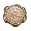 Série de Natal Adesivos de Selo de Cera Bronze Antigo para Envelopes, Convites, Garrafas de Vinho e Decoração de Presentes