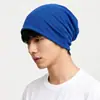 Bufanda de moda para celebridades de internet sombrero holgado estilo fino para otoño e invierno sombrero a prueba de viento posparto para mujer sombrero de punto holgado versátil para mujer