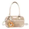 Bolsas para Mujer 2025 Nueva Retro Mate Bolsa de Bolos Versátil Diaria para el Trabajo Viajero Bolso de Mano Bolso Tote Pequeño