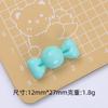 Accesorios de Resina Venta al por Mayor Pegamento Crema Pasador para el Cabello Hecho a Mano DIY Agujero Hebilla para Zapato Material para Joyería Dibujo Animado Colorido Malvaviscos
