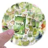 55 Bocadillos Sabor Matcha Pegatinas Divertidas de Graffiti de Matcha Maleta Taza de Agua Pegatinas para Scooter Mayoreo
