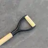 Pala Engrosada de Acero al Manganeso Pala Agrícola para Exteriores Cabeza Cuadrada Herramienta para Cavar Tierra para Plantar Flores Pala Cuadrada con Mango de Madera para el Hogar Pala de Acero