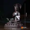 [Buda Yuan Hui] Decoración de Buda de Nepal Hecho a Mano Cobre Tallado Árbol de Dragón Bodhisattva Decoración de Buda