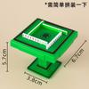 Decoração de bolo de feliz aniversário tema Mahjong popular online com luzes brilhantes ornamento de auto-desenho boa sorte fique rico topo de bolo