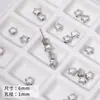 Caixa de Amor Versátil Irregular Prata CCB Acrílico Contas DIY Colar Pulseira Feito à Mão Material de Contas
