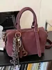 Bolso de Mano Estilo Lujo Ligero Bolso Boston para Mujer Moda de Invierno 2025 Nuevo Bolso de Hombro Cruzado de Alto Valor para Viajar