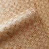 En Stock Patrón de Esterilla de Bambú Estilo Chino Papel Tapiz Autoadhesivo Estilo Retro para Casas de Té, Restaurantes, Hoteles, Salas de Estudio, Tejido de Bambú Simulado Papel Tapiz de PVC