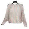 2026 Nuevo Chal Hueco para Mujer Primavera/Verano Protector Solar, Color Satín Seda de Hielo Transpirable Fresco Tejido Hueco Chal para Aire Acondicionado