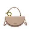 Bolsa Sela Semicircular Design Retrô Comércio Exterior Transfronteiriço para Mulheres 2025 Nova Moda Versátil Bolsa Transversal Ombro Único Bolsa de Ombro