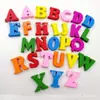 Piezas de Madera Coloridas con Números al por Mayor Letras Coloridas DIY Juguetes de Educación Temprana para Niños Accesorios de Botones de Tela