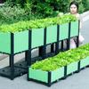 Caja especial para plantar verduras balcón familiar exterior techo maceta rectangular de plástico extragrande venta al por mayor