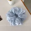 Goma para el pelo de Malla a Cuadros Estilo Coreano para Mujer, Diadema de Moda de Alta Gama, Cuerda para el Pelo Versátil Retro Simple, Accesorio para el Cabello