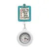 Reloj de Bolsillo Clásico de Enfermera y Doctor de Hospital con Apariencia Personalizada y Práctico Clip Retráctil para Insignia Colgante de Pecho