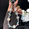 Corrente para Pendurar Capa de Celular Corrente de Celular com Contas de Cristal Estilo Pulso DIY Cordão Espaçador Acessível Corrente de Luxo High-End Atacado