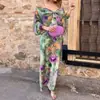 Moda Europea y Americana para Mujer Verano 2026: Nueva Colección de Vestidos Elegantes y Sexys Sin Mangas Estampados de Espalda Descubierta para Vacaciones