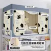Cortina de cama y mosquitero para estudiante universitario, todo en uno, alto oscurecimiento, adecuada para literas individuales de dormitorio, cortina de cama con soporte universal para dormitorio