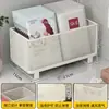 Caja de almacenamiento de mascarillas faciales de gran capacidad, cesta de almacenamiento de cosméticos para lavabo de baño, estante para productos de cuidado de la piel de escritorio para baño