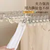 Colgador de Pantalones con Pinzas para Uso Doméstico, Colgador Antideslizante para Faldas, Estante para Pantalones de Cuello Corto Integrado en Armario