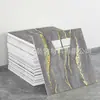 Papel de Parede Mármore Dourado Autoadesivo Rosa Impermeável Resistente ao Calor Azulejo de Imitação Adesivo de Parede Painel de Plástico Alumínio Frete Transfronteiriço Temu