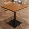 Mobiliario de comedor de alta gama, incluyendo mesas y sillas, popular en cafés de moda, establecimientos comerciales, restaurantes, hoteles y casas de huéspedes; mesas y sillas de comedor de madera maciza hechas a medida