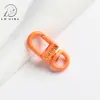 Fivela de mini porta rotativa colorida fofa de liga, joias DIY, enfeites de bolsa, acessórios de contas, componentes de chaveiro, atacado
