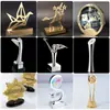 Trofeo Creativo de Metal y Resina de Alta Calidad, Medalla de Madera y Cristal, Premios de Reunión Anual, Souvenir de Conferencia, Personalización