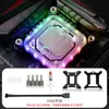 Cabezal de Refrigeración Líquida Yingbo C55W Phantom Micro Canal de Agua Dividido Accesorios para PC DIY Soporte para CPU de 12ª Generación