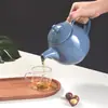 Tetera de Cerámica Estilo Nórdico con Filtro para Uso Doméstico Simple Tetera de Colores para el Té de la Tarde Tetera para Té de Flores
