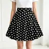 Ropa para padres e hijos estilo europeo y americano transfronteriza de Amazon, ropa para niños para exportación, con estampados de lunares y un diseño retro, incluyendo una falda de longitud media