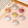 Nuevo Brocado Song de Estilo Chino Colgante de Caqui de Doble Cara Amuletos para Bolsos DIY Tienda Creativa Cultural Broche Hanfu Colgante Accesorio
