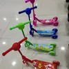 Patinete infantil marco de acero sin música Figura de dibujos animados para niños y niñas deslizante juguete exterior carrito