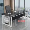 Escritorio de Oficina Mesa de Oficina Simple Moderna Escritorio Individual Simple para Gerente Mesa de Escritorio y Silla Juego Escritorio para Jefe