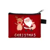 Porta-moedas de Natal para Crianças, Mini Bolsa de Moedas Fofa, Bolsa de Cosméticos Portátil, Presente de Natal Cartoon de Aparência Bonita