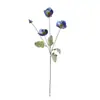 Buquê de Papoulas Artificiais com Flores de Papoula Aveludadas para Decorações de Casamento, Decoração de Casa, Flores Artificiais, Flores de Seda, Flores Artificiais