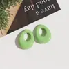 Material para Joias Fresco e Elegante Simples Puro Oval Gota d'Água Corte Estéreo Círculo Recortado DIY Brincos de Resina Grampo de Cabelo Pingente