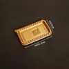 Suporte para Bolo Quadrado Redondo Dourado Mousse Tapete para Mousse Tapete para Cortar Bolo Suporte para Sobremesa