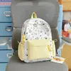 Mochila Ins de Estilo Coreano Nueva y Linda de Dibujos Animados para Mujer, Mochila Escolar para Estudiantes con Gran Capacidad y Graffiti Lindo, Mochila Dulce para Mujer