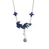 Collar con borla de fénix y cadena de clavícula de plata 925 para mujer, combinable con todo, estilo retro, colgante personalizado atmosférico, joyería, regalo de cumpleaños