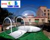 Casa de bolha transparente inflável para acampamento ao ar livre, layout de atmosfera, casa de bolha, tenda estrela punch-in网红 h
