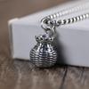 Pingente Cesta de Peixe Prata de Lei S925 Retrô Feito à Mão diy Rei Cervo Dourado Acessórios de Pulseira de Prata Tailandesa da Moda