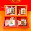 Pegatina para Teléfono de Oro Puro 999, Lámina de Oro de 2 mg, Fortuna de Princesa, Atracción de Riqueza, Reservorio de Riqueza, Paquete de Regalo, Artículo Popular