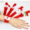Decoraciones para Fiesta de Navidad Pulsera Luminosa de Aplauso Papá Noel Muñeco de Nieve Reno Decoración de Muñeca