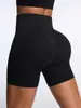 Pantalones Cortos de Fitness de Verano para Mujer, Shorts Deportivos de Secado Rápido para Correr, Cintura Alta, Sin Costuras, Lavables, Color Morado Gris