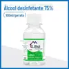 Lierkang álcool 75% 100ml frasco pequeno doméstico conveniente limpeza de ambiente de pele e feridas etanol desinfetante médico